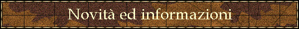 Novit?ed informazioni
