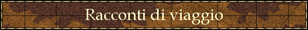 Racconti di viaggio