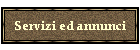 Servizi ed annunci